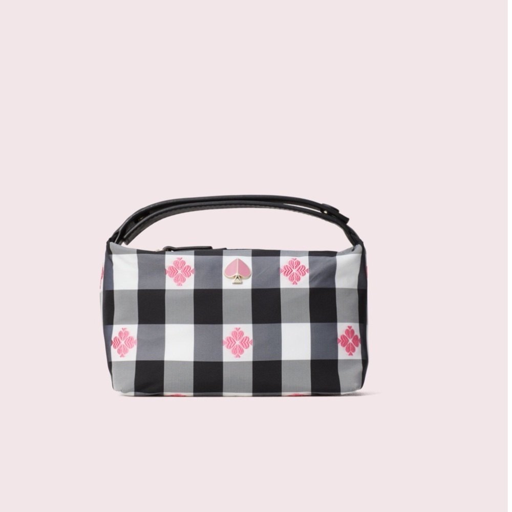 Kate Spade Graphic Morley Small Cosmetic Pouch.
